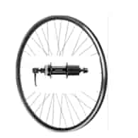 Koło 28'' tył kaseta QR stożek O-cz./P-cz. Shimano