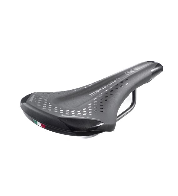 Siodełko MENADOR czarno srebrne