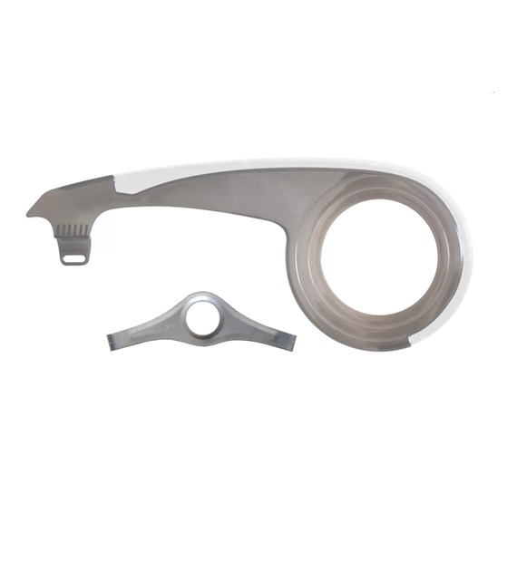 Osłona łańcucha Poliwęglowa biała