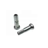 Nakrętka szprychy NA-PB13 do 2,3 mm srebr. op. 36s