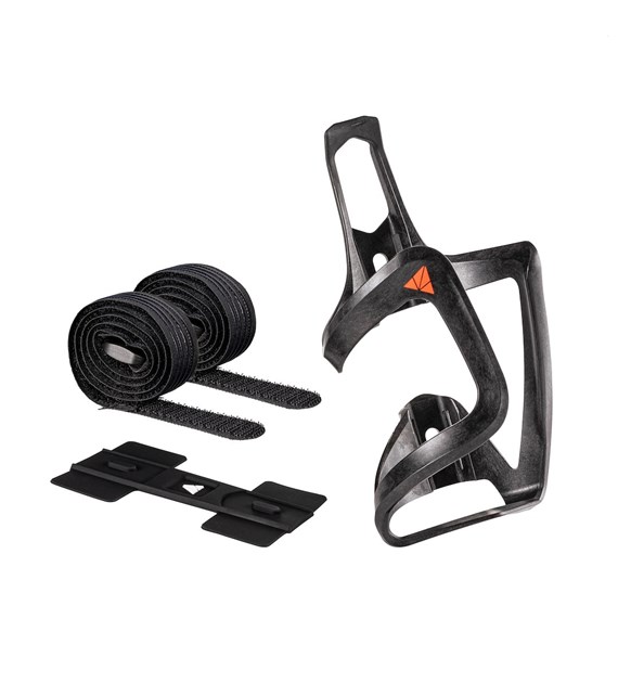 GRANITE Carbon koszyk na bidon z paskami AUX Ebike