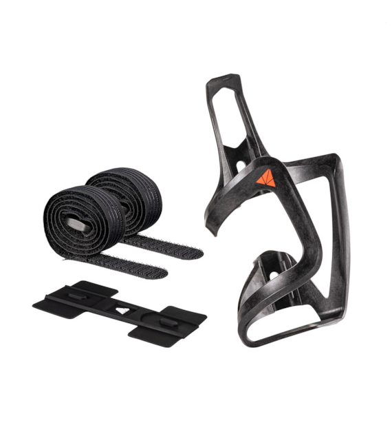 GRANITE Carbon koszyk na bidon z paskami AUX Ebike