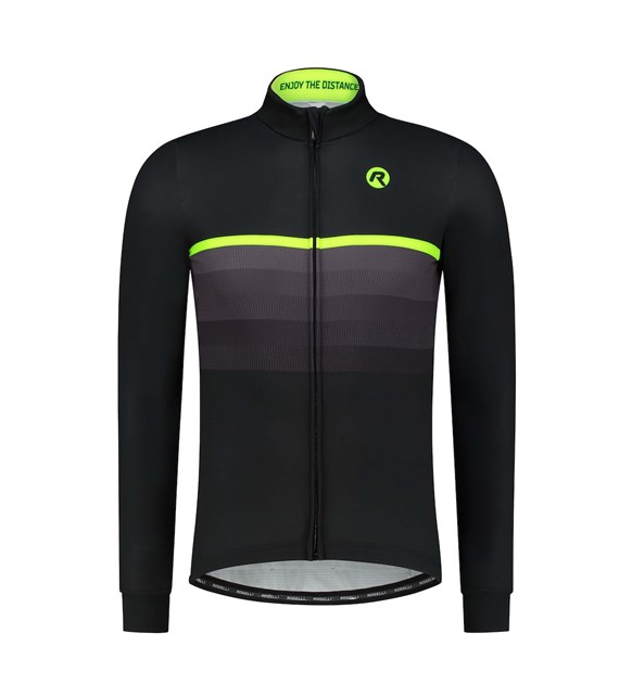 Rogelli koszulka dł. rękaw HERO II L czarn. żółta