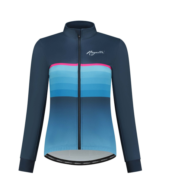 Rogelli bluza IMPRESS II LDS niebiesko różowa S