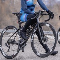 Rogelli rajtuzy IMPRESS II LDSczar. nieb. różowe L