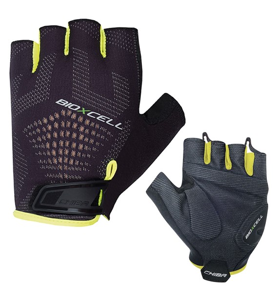 CHIBA rękawiczki BIOXCELL SUPER FLY czar.żółty XS