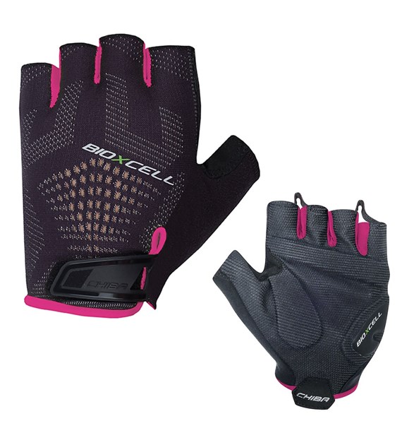 CHIBA rękawiczki BIOXCELL SUPER FLY czar.róż. XS