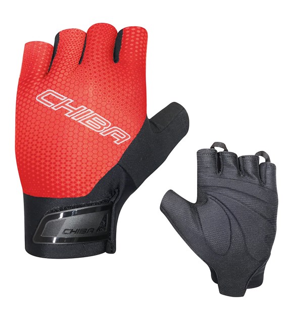 CHIBA rękawiczki ERGO SUPERLIGHT S czerwone