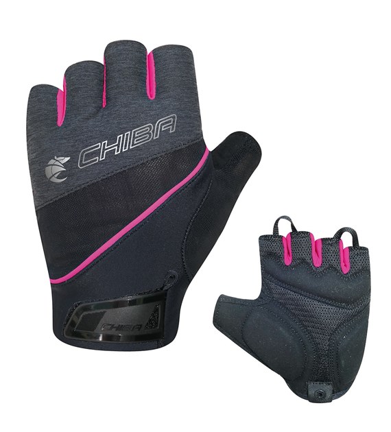 CHIBA rękawiczki LADY GEL PREMIUM III różowe S