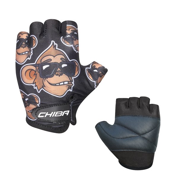 CHIBA rękawiczki COOL KIDS czarne małpa S
