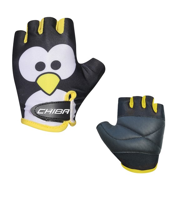 CHIBA rękawiczki COOL KIDS czarne pingwin XS