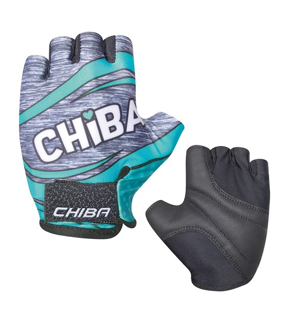 CHIBA rękawiczki KIDS turkusowe L