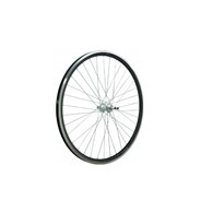 Koło 24'' tył wolnobieg stożek O-czarna/P-srebrna