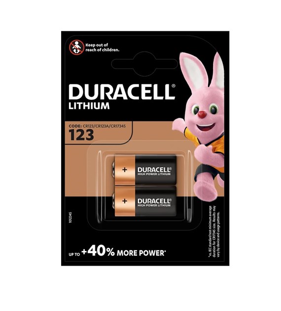Bateria CR123 DURACELL w op.2 szt cena za blister