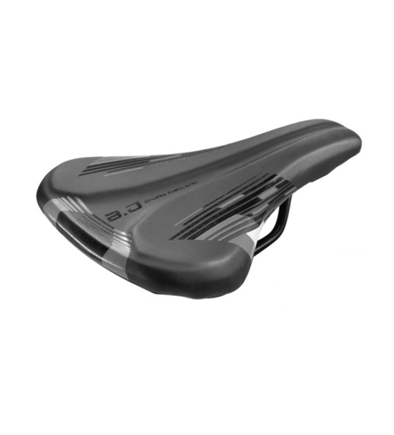 Siodełko Junior BJ czarno szare 20-24'' blister