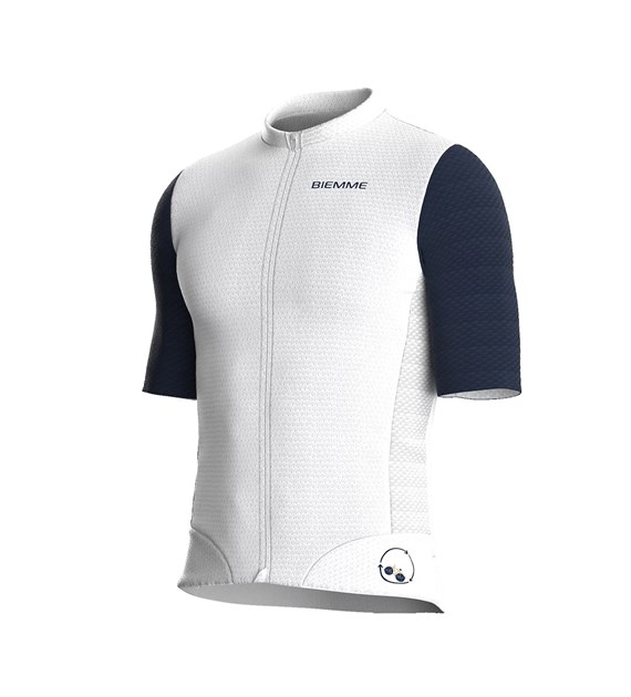 Biemme koszulka NATURE biało granatowa XL