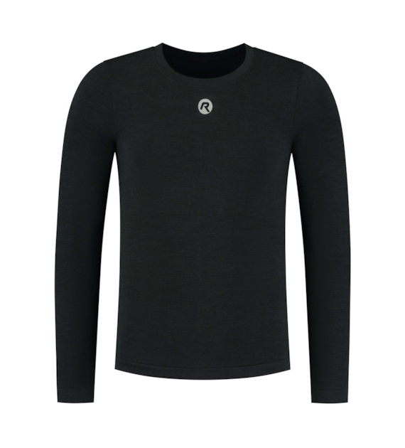 Rogelli koszulka dł. rękaw MERINO czarna XXL/3XL