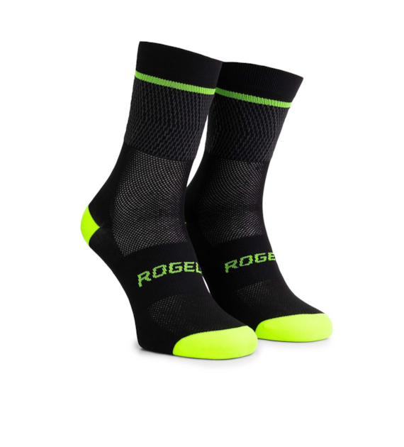 Rogelli skarpetki HERO II czarno żółte M 36-39