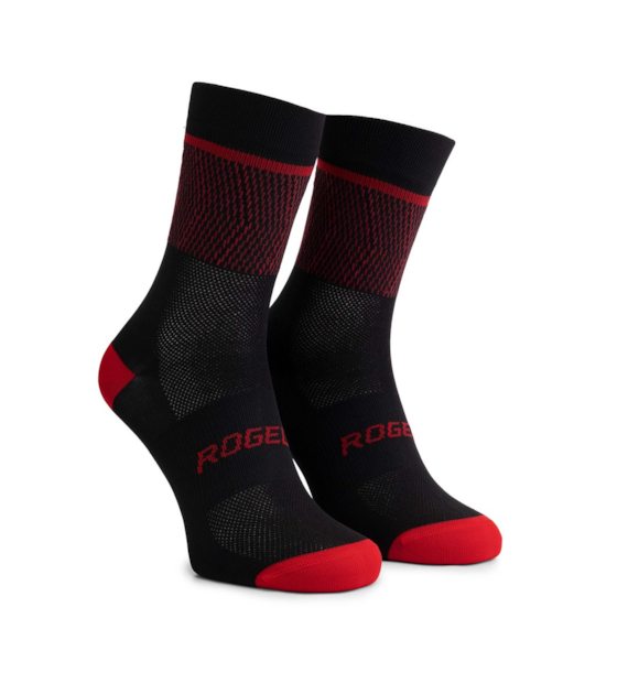 Rogelli skarpetki HERO II czarno czerw. M 36-39