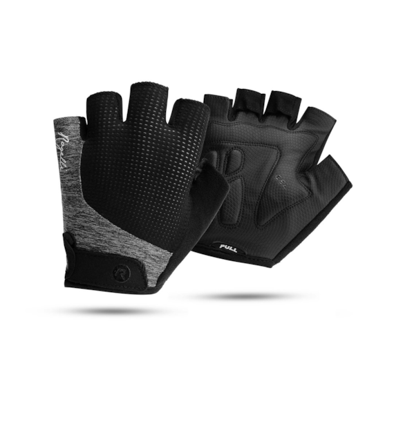 Rogelli rękawiczki ESSENTIAL LADY czarno szare S