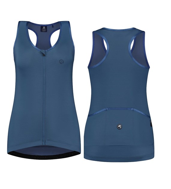 Rogelli koszulka bez rękawków ABBEY granatowa M
