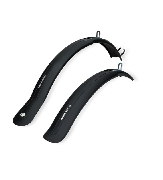 SIMPLA Błotniki NEXT SHORT 26-28'' czarny kpl.