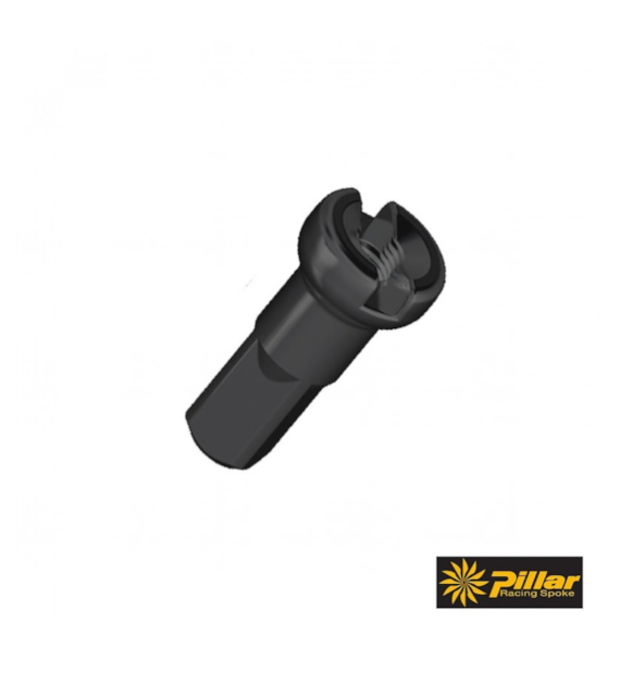Nakrętka szprychy NA-PB13 2,3mm czarny op. 36s
