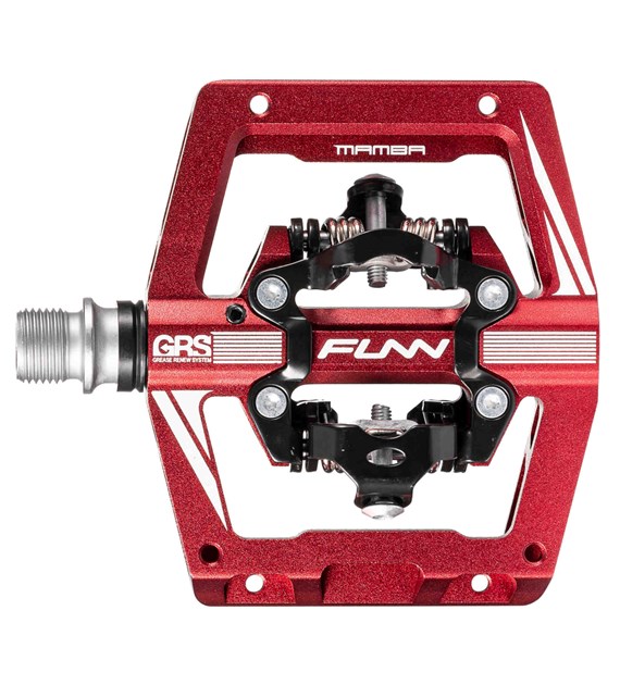 FUNN pedały MAMBA S jednostronne czerwone