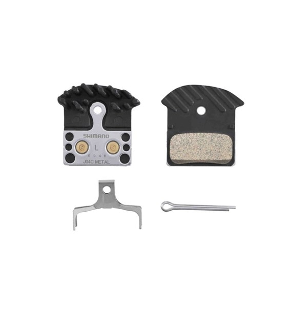 SHIMANO okładziny hamulcowe J04C metaliczne rad.