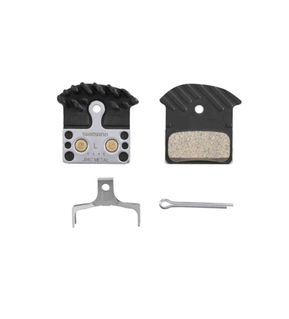 SHIMANO okładziny hamulcowe J04C metaliczne rad.
