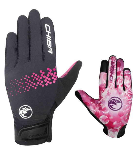 CHIBA rękawiczki DOWNHILL YOUTH XS/S różowe