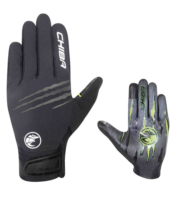 CHIBA rękawiczki DOWNHILL YOUTH S czarne
