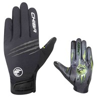 CHIBA rękawiczki DOWNHILL YOUTH S/M czarne