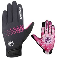 CHIBA rękawiczki DOWNHILL YOUTH S/M różowe