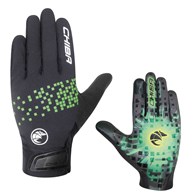 CHIBA rękawiczki DOWNHILL YOUTH S/M zielone