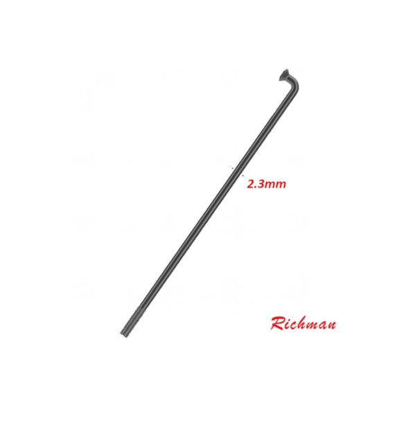 RICHMAN szprycha S13 nierdz. czarna 242 mm op.36s