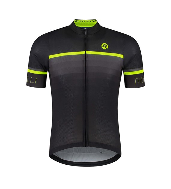 Rogelli koszulka HERO II 4XL czarno szaro żółta