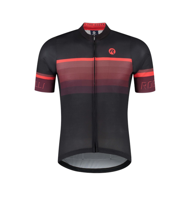 Rogelli koszulka HERO II S czarno czerwona