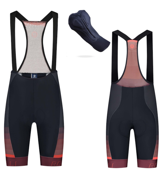 Rogelli spodenki HERO II czarno czerwone S