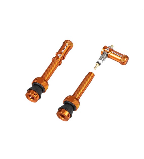 GRANITE zaworki MATCH FV pomarańczowe 44 mm