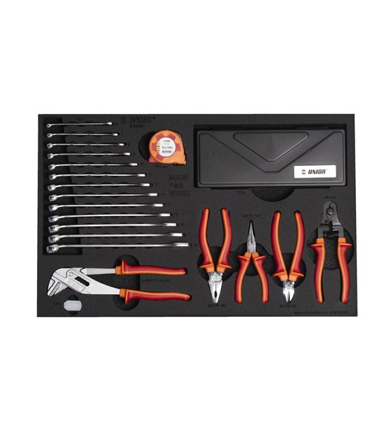 UNIOR Zestaw kluczy ślusarskich na wkładce