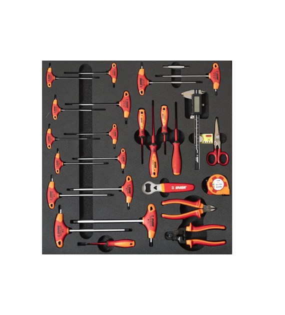 UNIOR Zestaw kluczy na wkładce wkrętaki