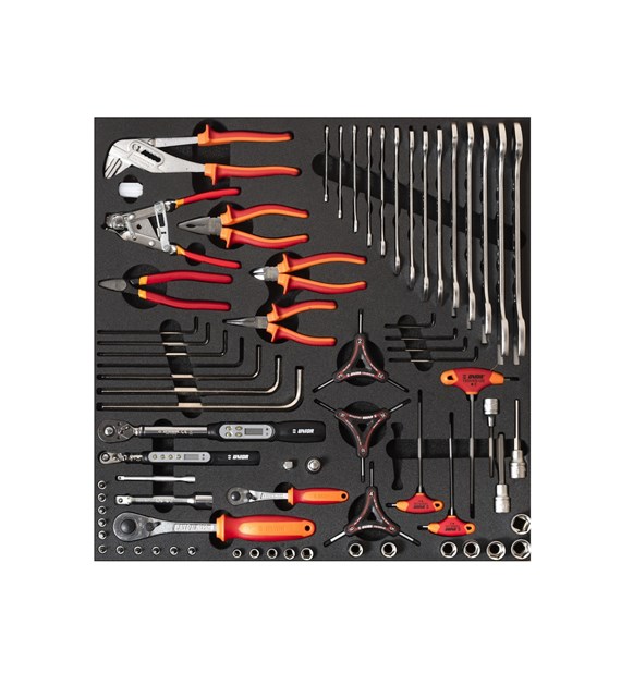 UNIOR Zestaw kluczy na wkładce klucze, nasadki