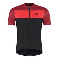 Rogelli koszulka CORE BLOCK 5XL czar. bord. czerw.