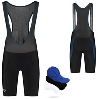 Rogelli spodenki na szelkach CORE czarno nieb. 3XL