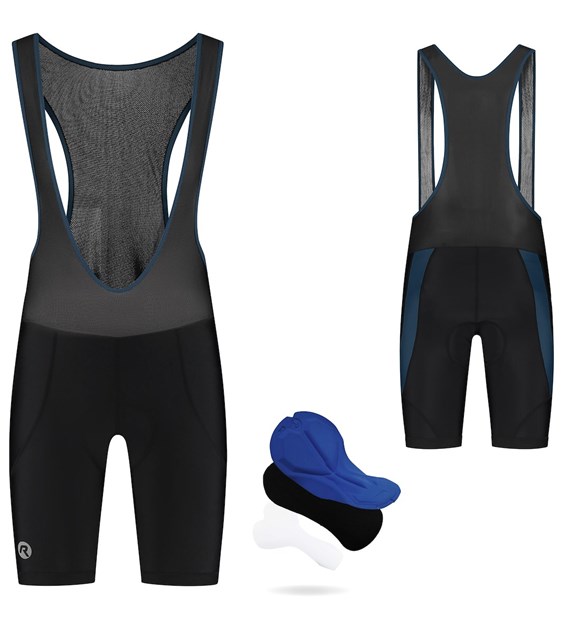 Rogelli spodenki na szelkach CORE czarno nieb. 3XL