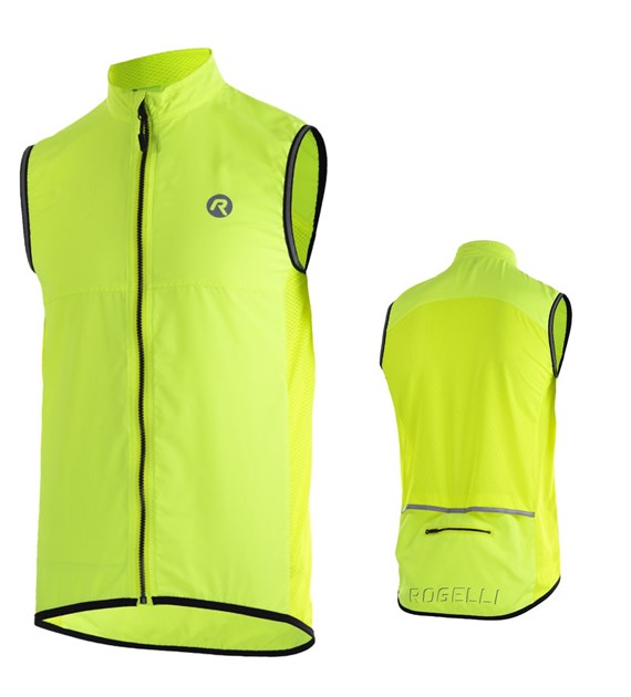 Rogelli kamizelka przeciwwietrzna CORE żółta 7XL