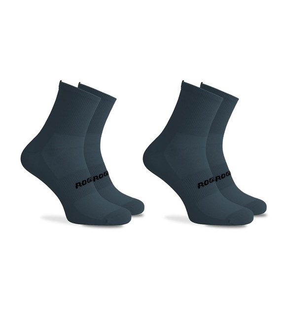 Rogelli skarpetki ESSENTONIAL 2 pack niebieskie L
