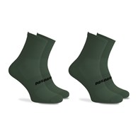 Rogelli skarpetki ESSENTIONAL 2 pack zielone L