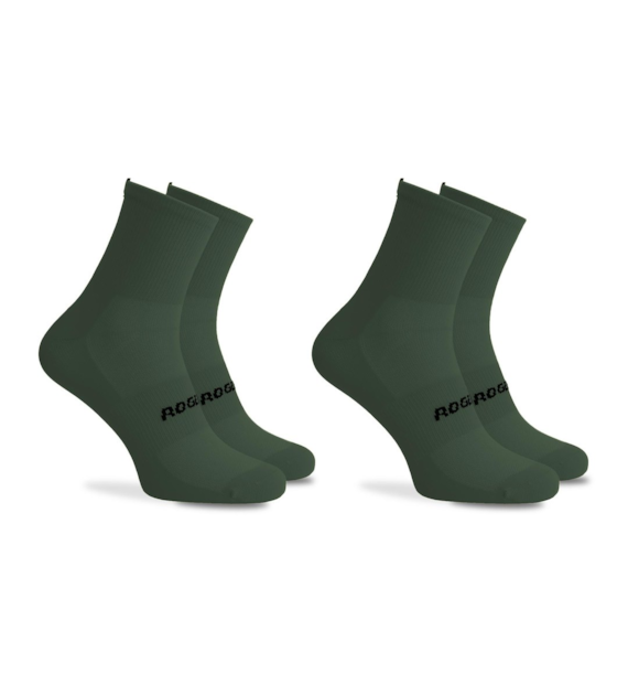 Rogelli skarpetki ESSENTIONAL 2 pack zielone L
